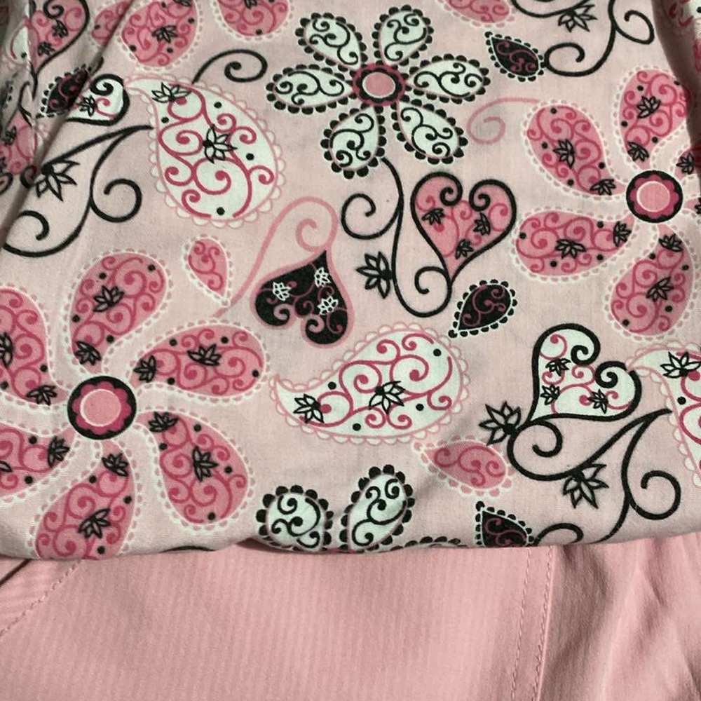 Floral Paisley Pink Top